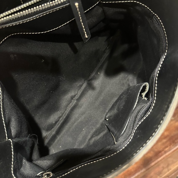 Dooney & Bourke signature canvas and leather satchel bag - Picture 8 of 9